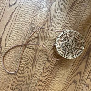 Straw Crossbody Bag